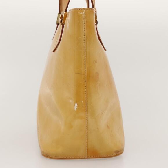 LOUIS VUITTON Monogram Vernis Houston Hand Bag Beige M91004 main image 0